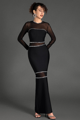 Boyle Black Mesh Bandage Dress | Dress In Beauty
